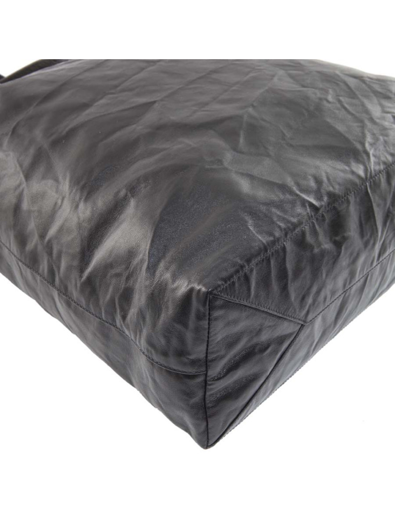 Sac cabas PRADA cuir bicolore