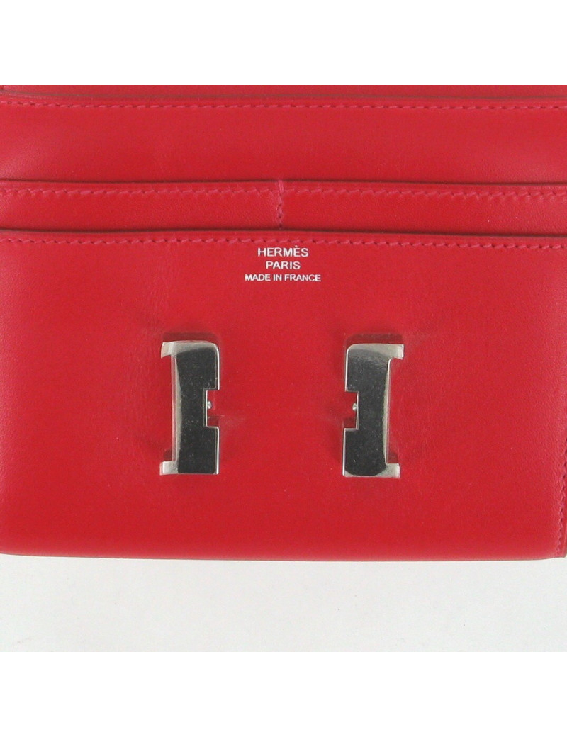 Portefeuille Constance HERMES bougainvillier