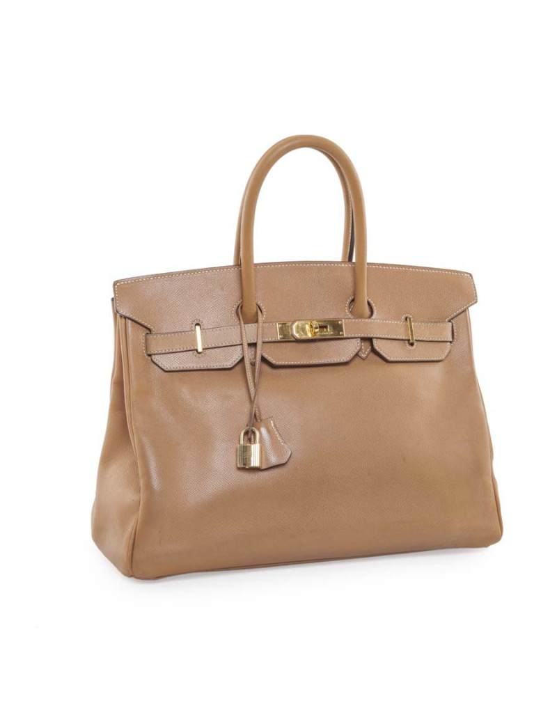 Birkin 35 HERMES cuir gold