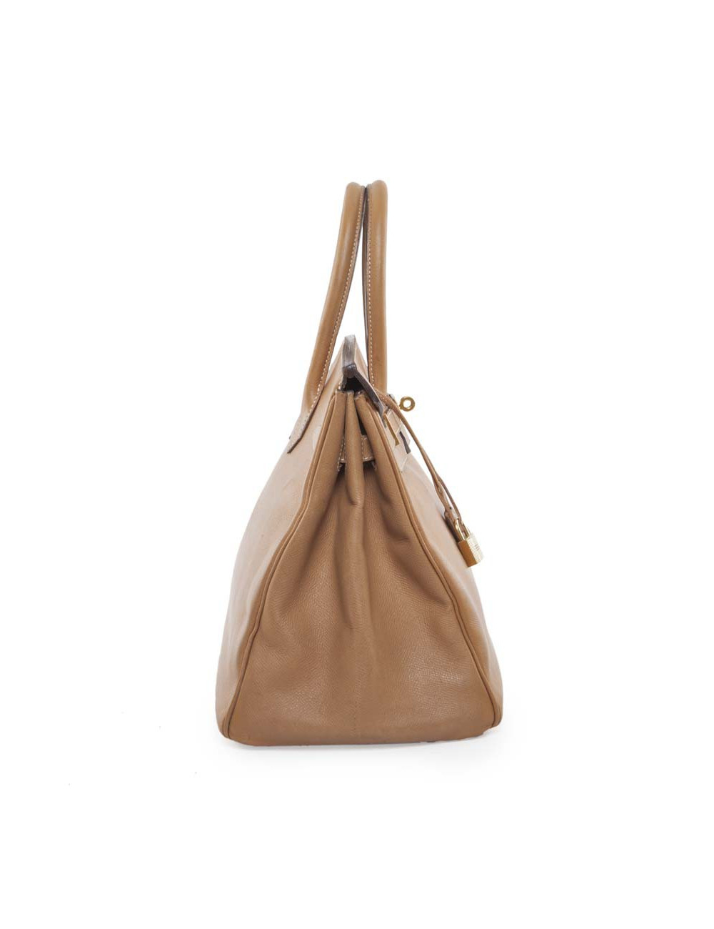 Birkin 35 HERMES cuir courchevel gold 