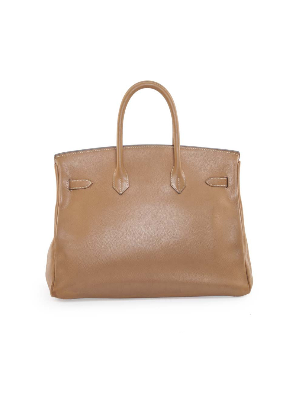 Birkin 35 HERMES leather courchevel gold
