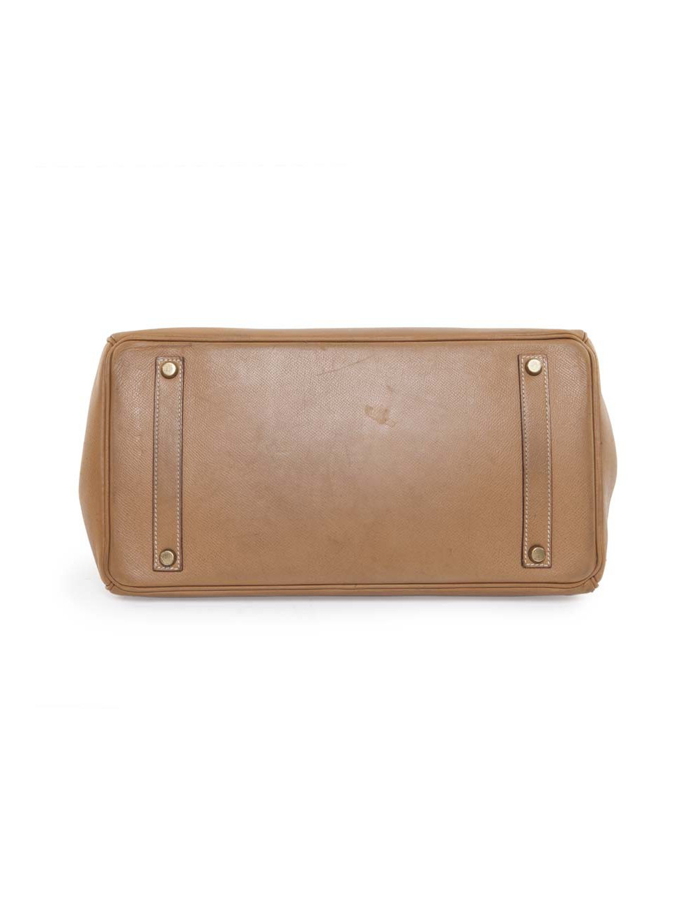 Birkin 35 HERMES leather courchevel gold