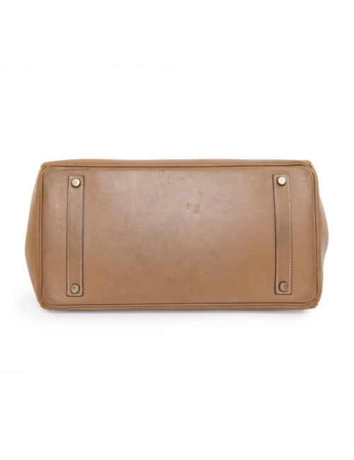 Birkin 35 HERMES cuir courchevel gold 