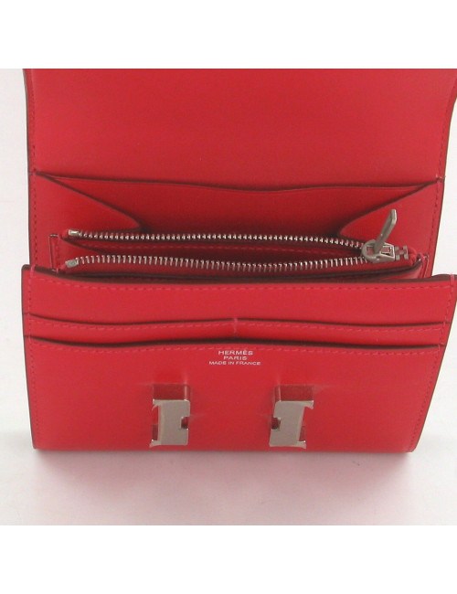 Portefeuille Constance HERMES bougainvillier