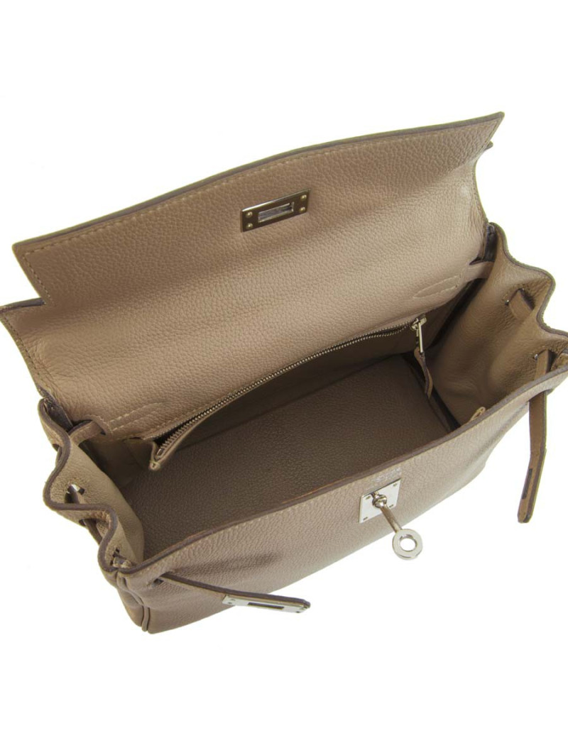 Kelly 25 HERMES taurillon clemence leather entry
