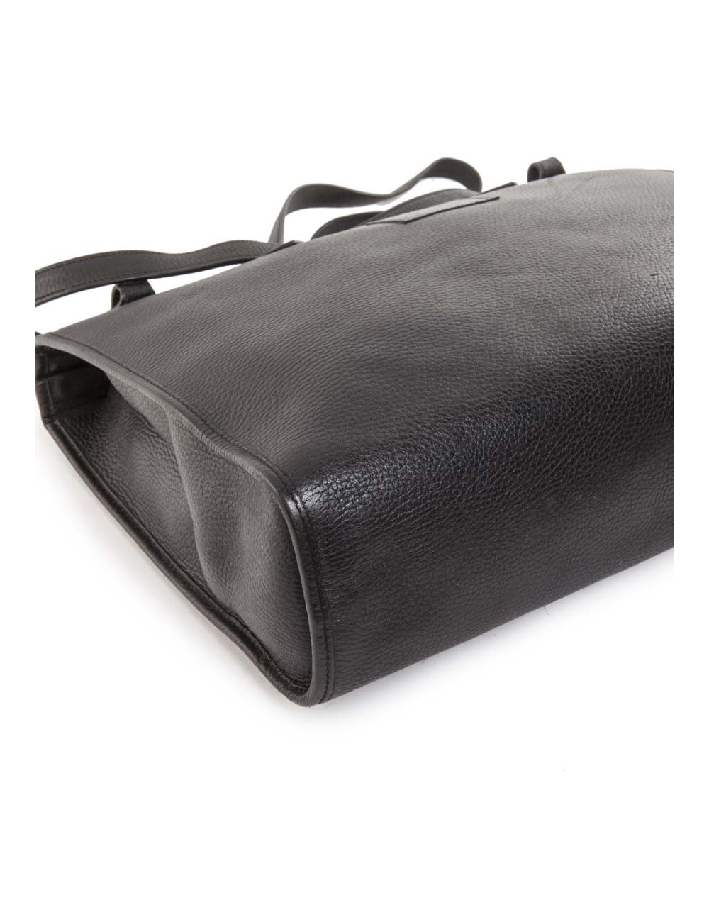 HERMES vintage stachel bag in black grained leather