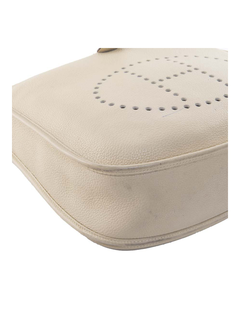 II taurillon clemence leather HERMES Evelyne bag