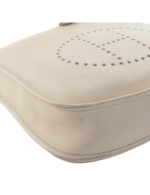 II taurillon clemence leather HERMES Evelyne bag