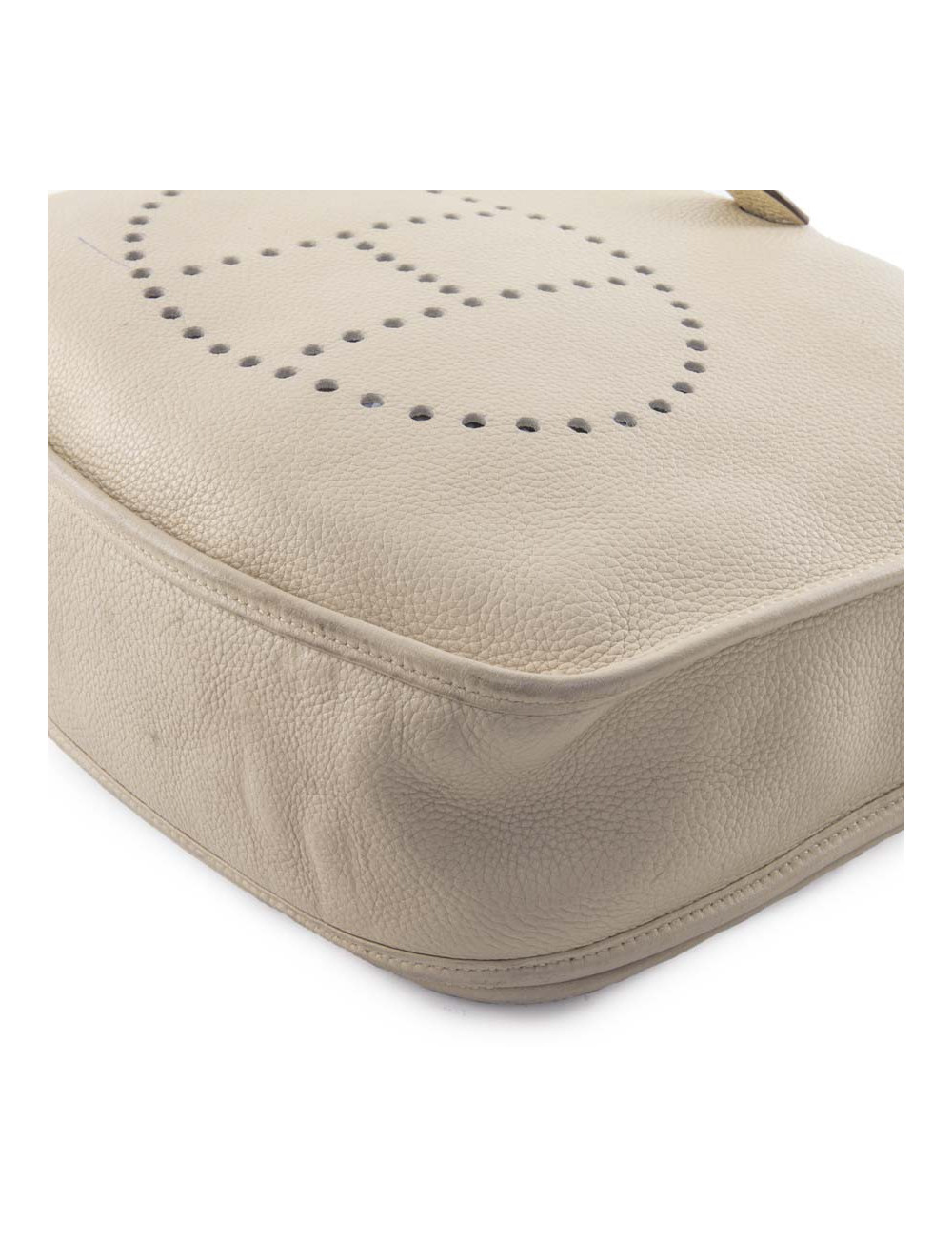 II taurillon clemence leather HERMES Evelyne bag