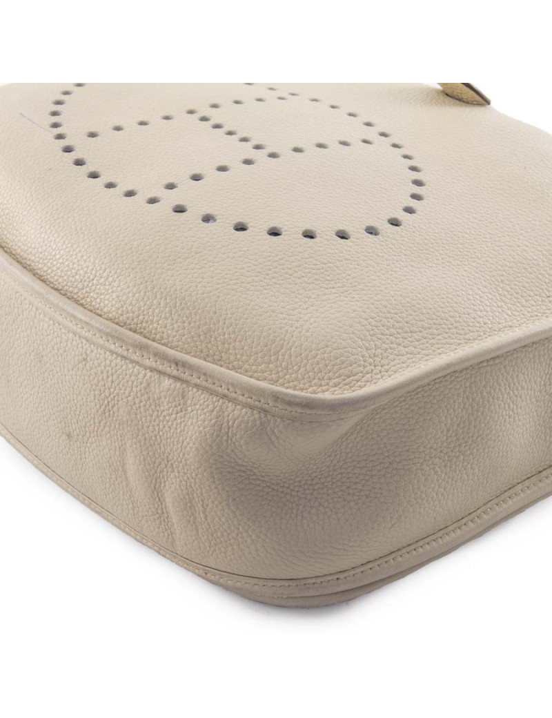 II taurillon clemence leather HERMES Evelyne bag