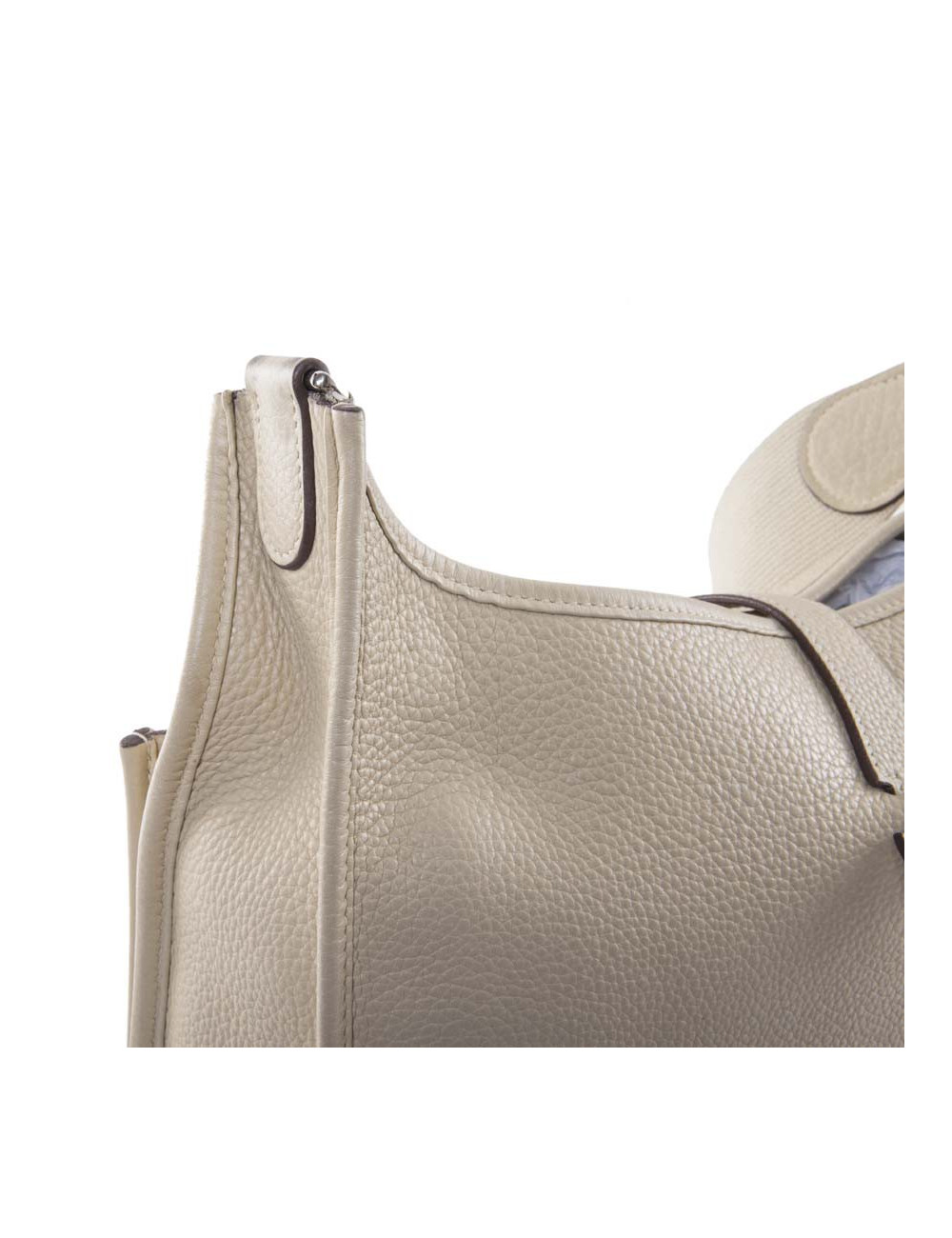 II taurillon clemence leather HERMES Evelyne bag