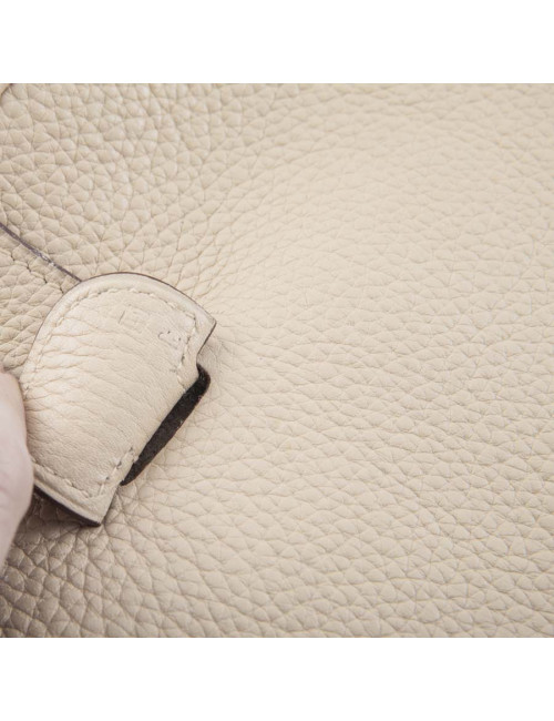 II taurillon clemence leather HERMES Evelyne bag