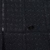 Veste CHANEL T 36 tweed noir et fils brillants noirs