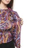 CHANEL T 34 jacket and blouse patterns geometric fuchsia