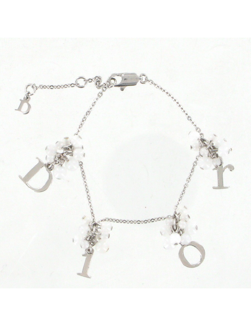 Bracelet DIOR perles blanches