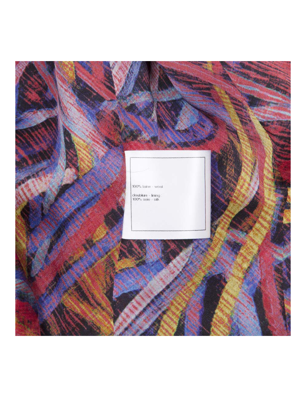 CHANEL T 34 jacket and blouse patterns geometric fuchsia