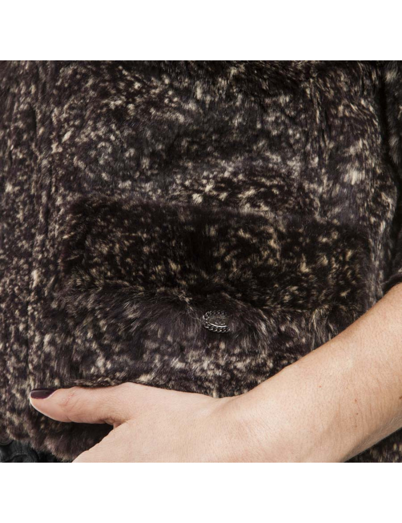 Manteau en fourrure CHANEL T42