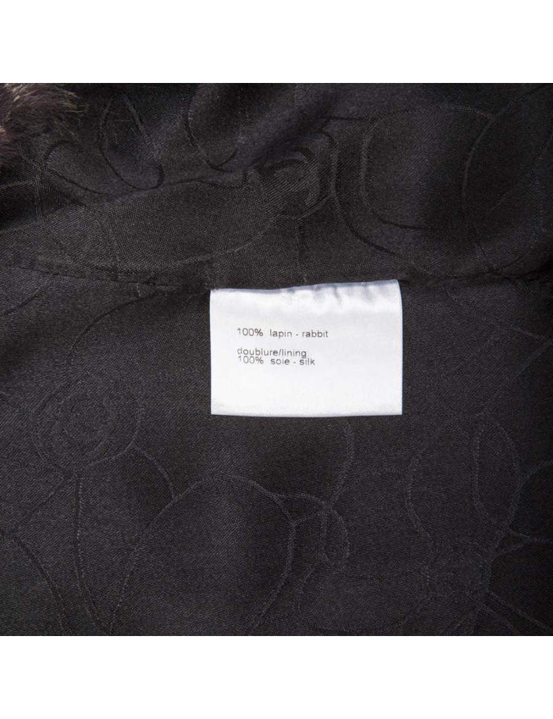 Manteau en fourrure CHANEL T42