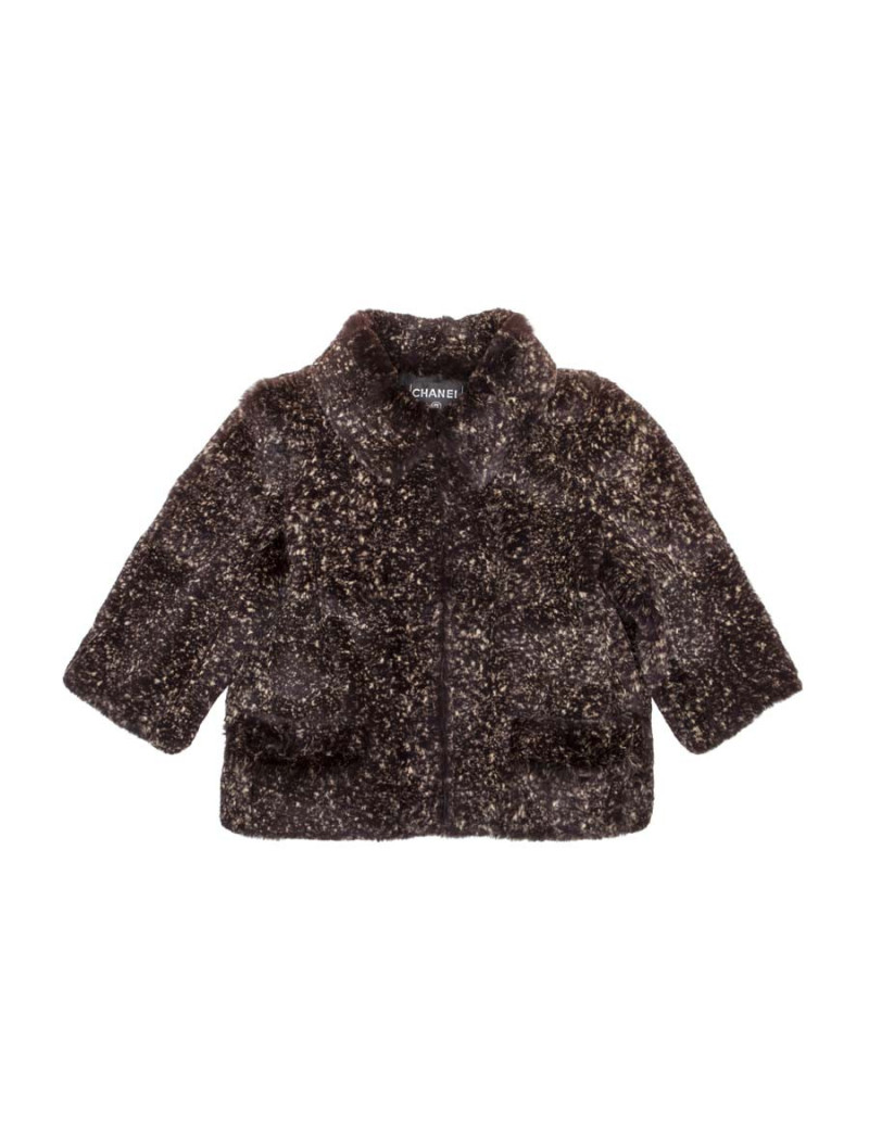 Manteau en fourrure CHANEL T42