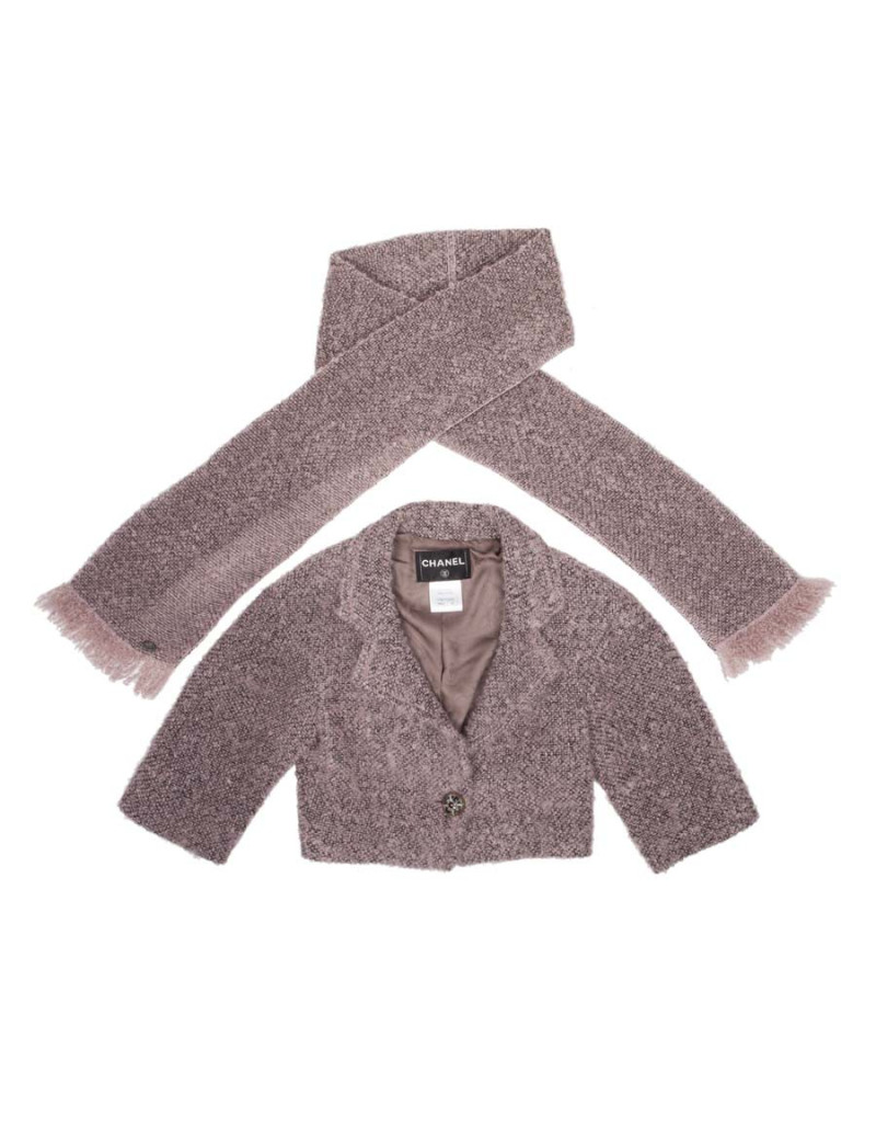 Veste CHANEL T34 en mohair