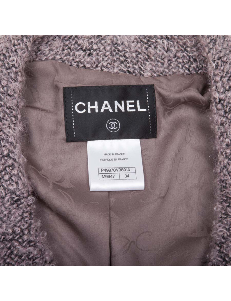 Veste CHANEL T34 en mohair