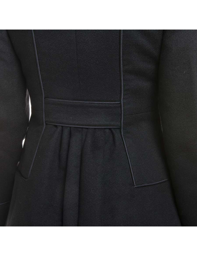 CHANEL T 34 en "Paris-Moscow" black cashmere coat