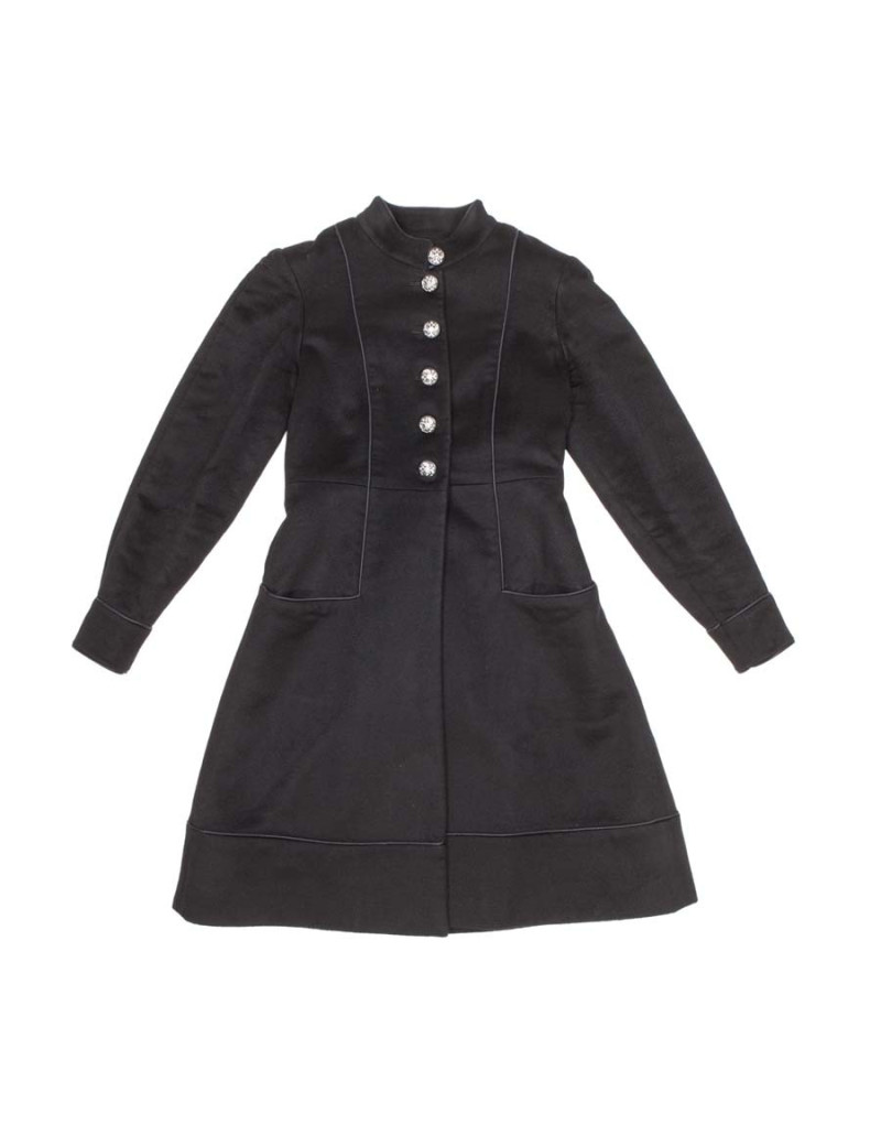 Manteau CHANEL T 34 FR "Paris-Moscou" cachemire noir