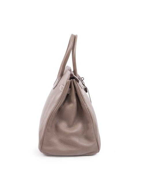 Sac Birkin 35 HERMES cuir étoupe
