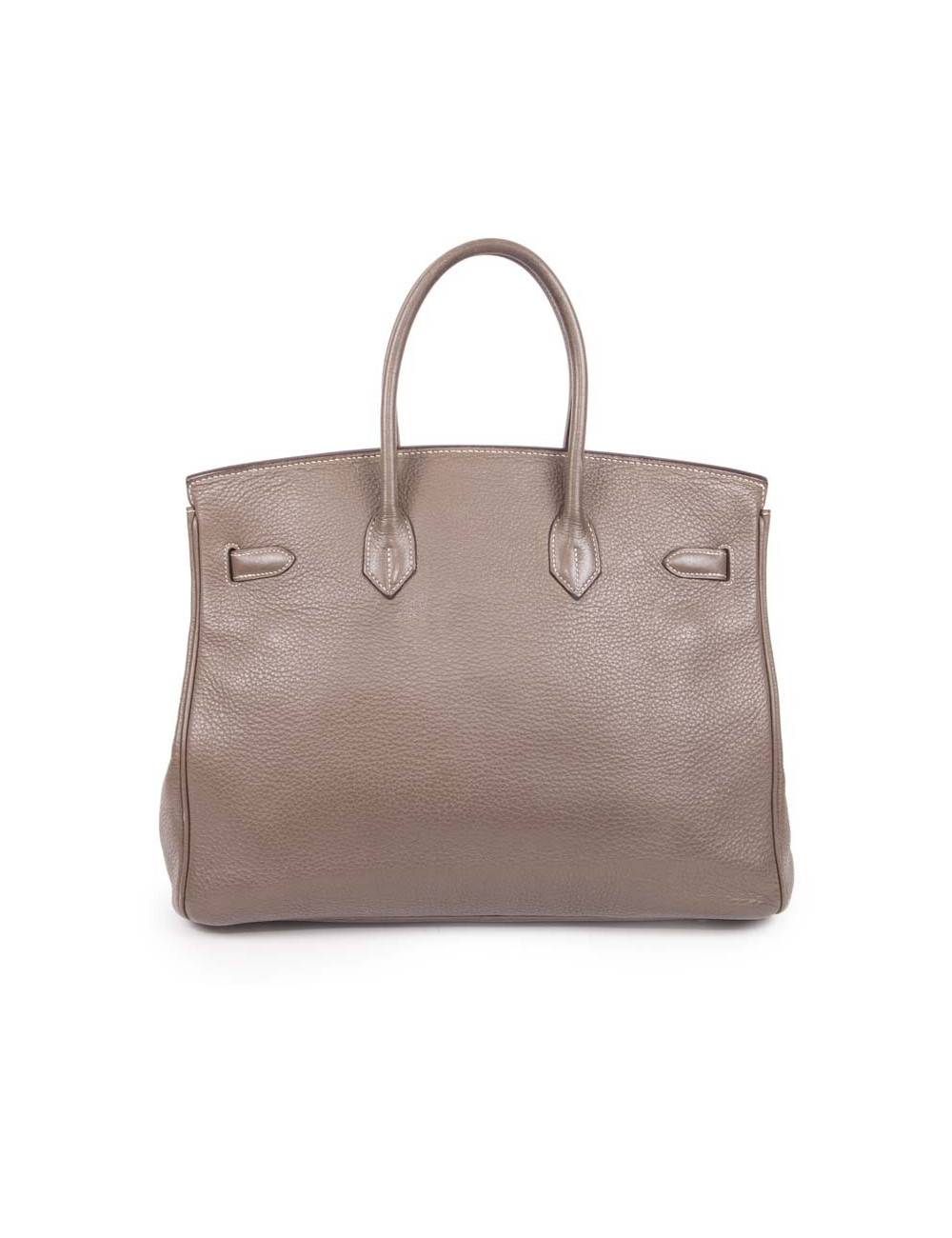 Sac Birkin 35 HERMES cuir étoupe