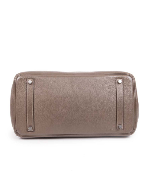 Sac Birkin 35 HERMES cuir étoupe