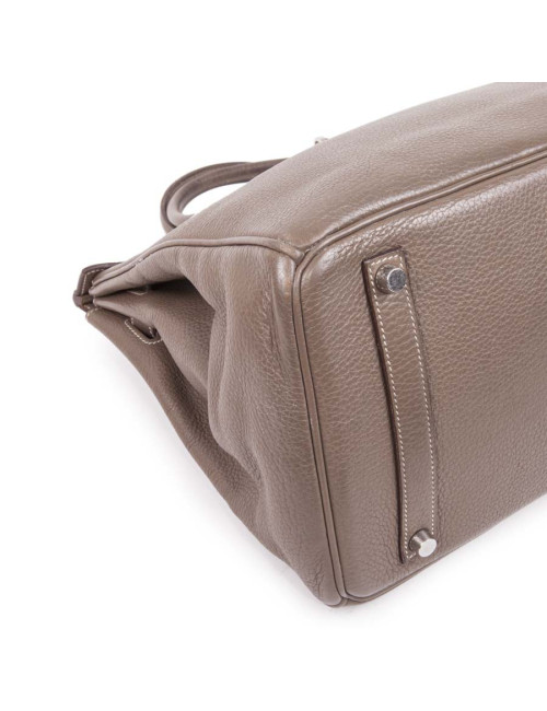 Sac Birkin 35 HERMES cuir étoupe