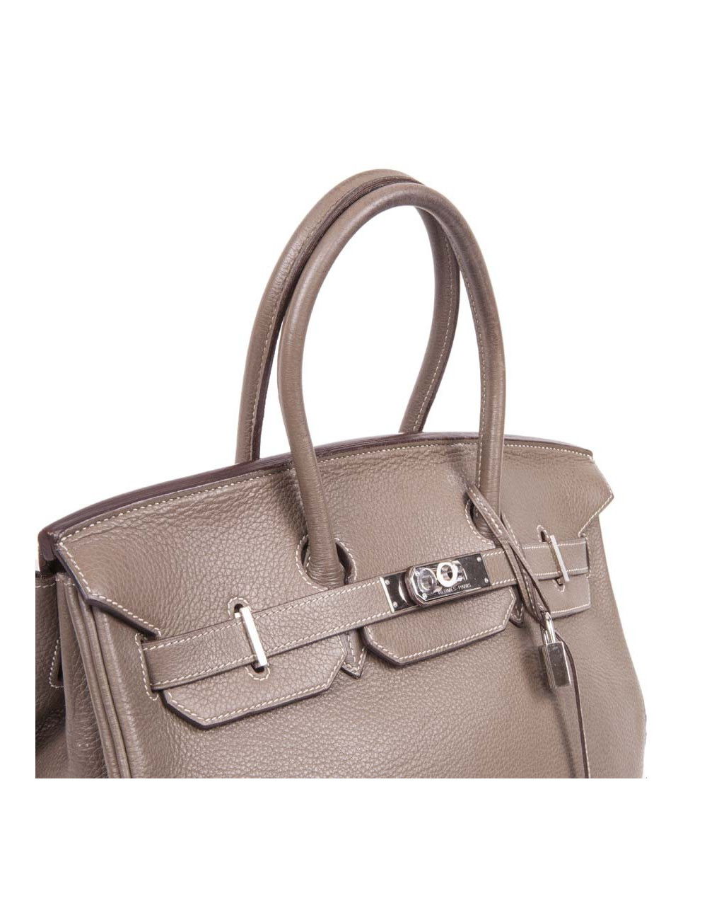 Sac Birkin 35 HERMES cuir étoupe