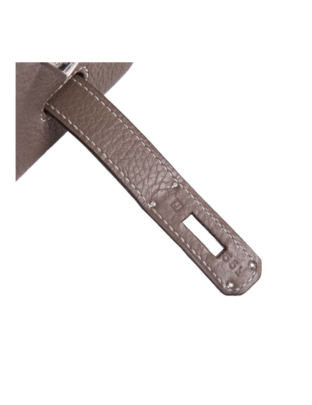 Sac Birkin 35 HERMES cuir étoupe