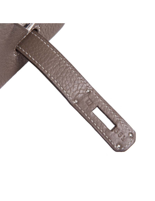 Sac Birkin 35 HERMES cuir étoupe