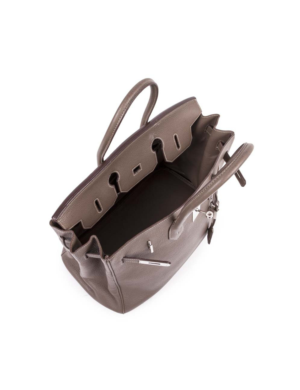 Sac Birkin 35 HERMES cuir étoupe