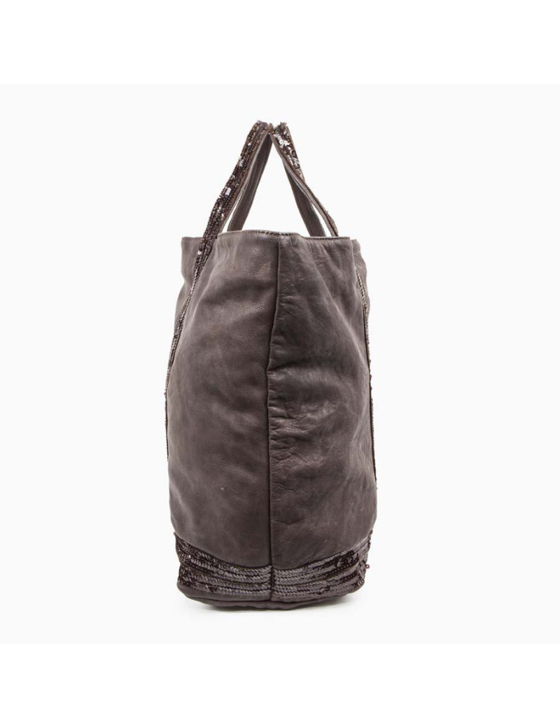 Sac VANESSA BRUNO cuir marron
