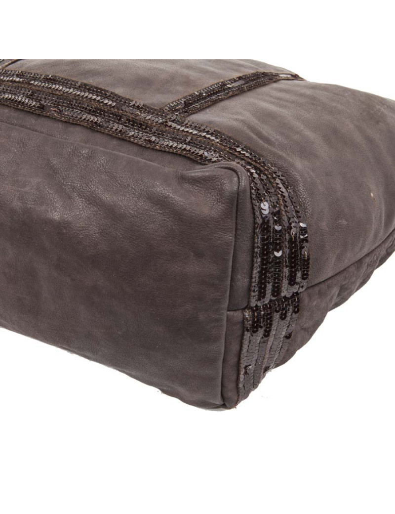 Sac VANESSA BRUNO cuir marron