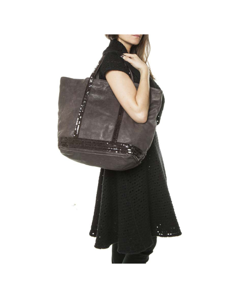 Sac VANESSA BRUNO cuir marron