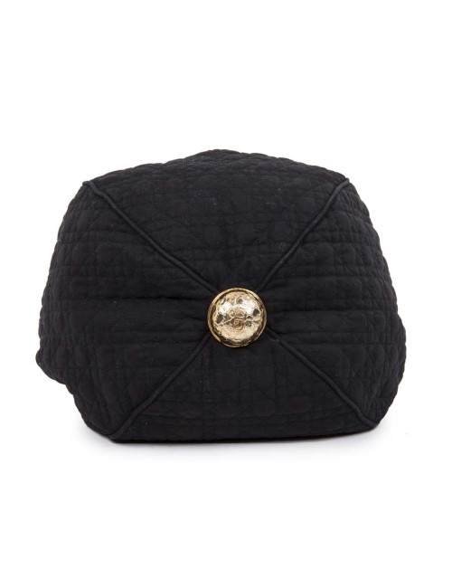 Vintage CHRISTIAN DIOR Black canvas bag