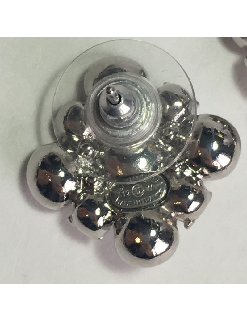 Chanel studs earrings set with brilliants