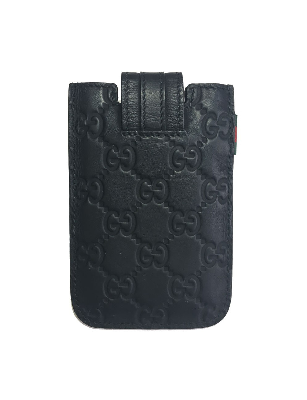 xxx Porte-Iphone touch GUCCI en veau noir monogram