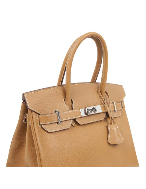 Birkin 30 HERMES leather epsom gold H