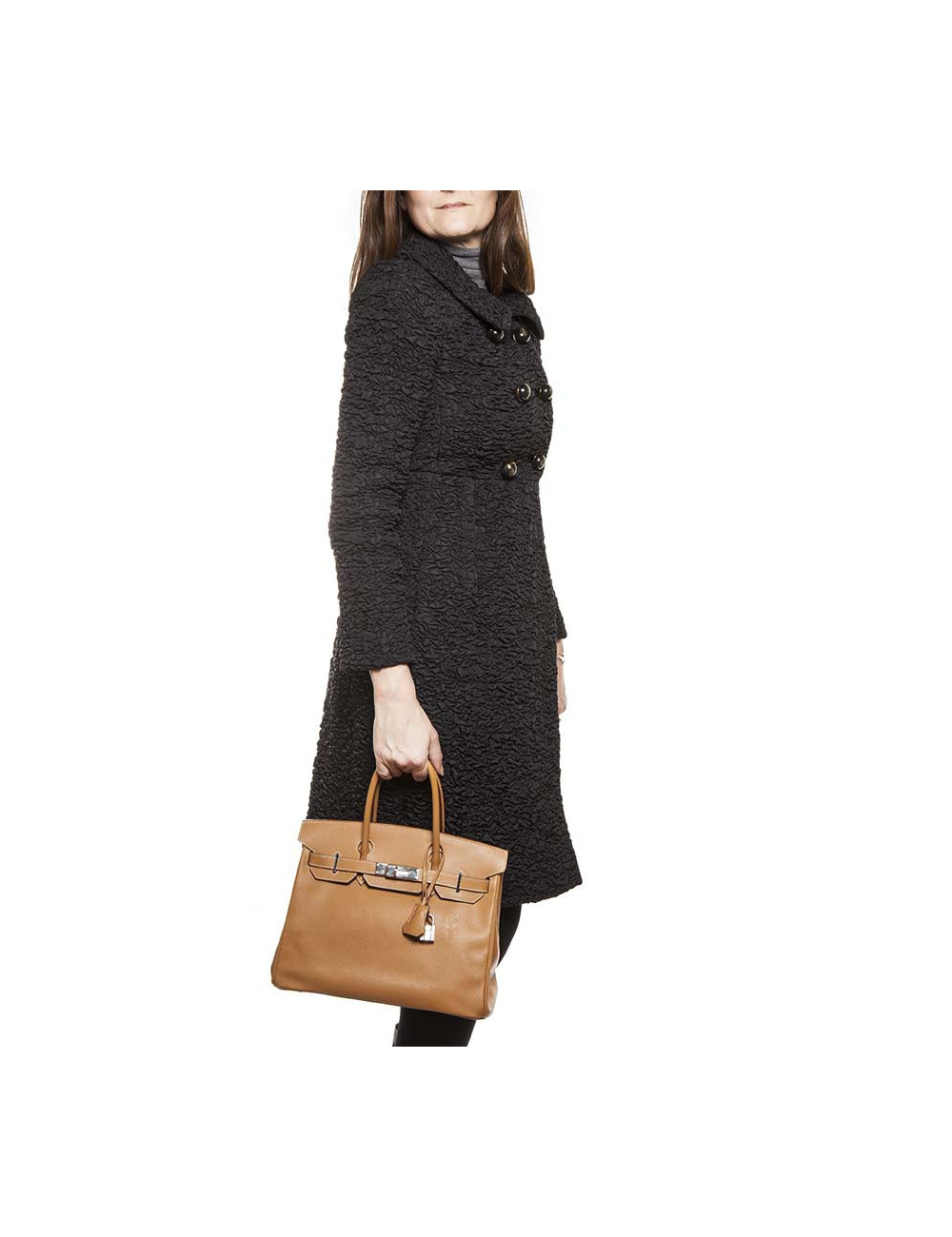 Birkin 30 HERMES leather epsom gold H