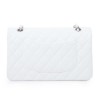 Timeless white lambskin CHANEL quilted bag