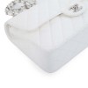 Timeless white lambskin CHANEL quilted bag