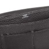 Bag belt "dogon" HERMES leather black taurillon clemance