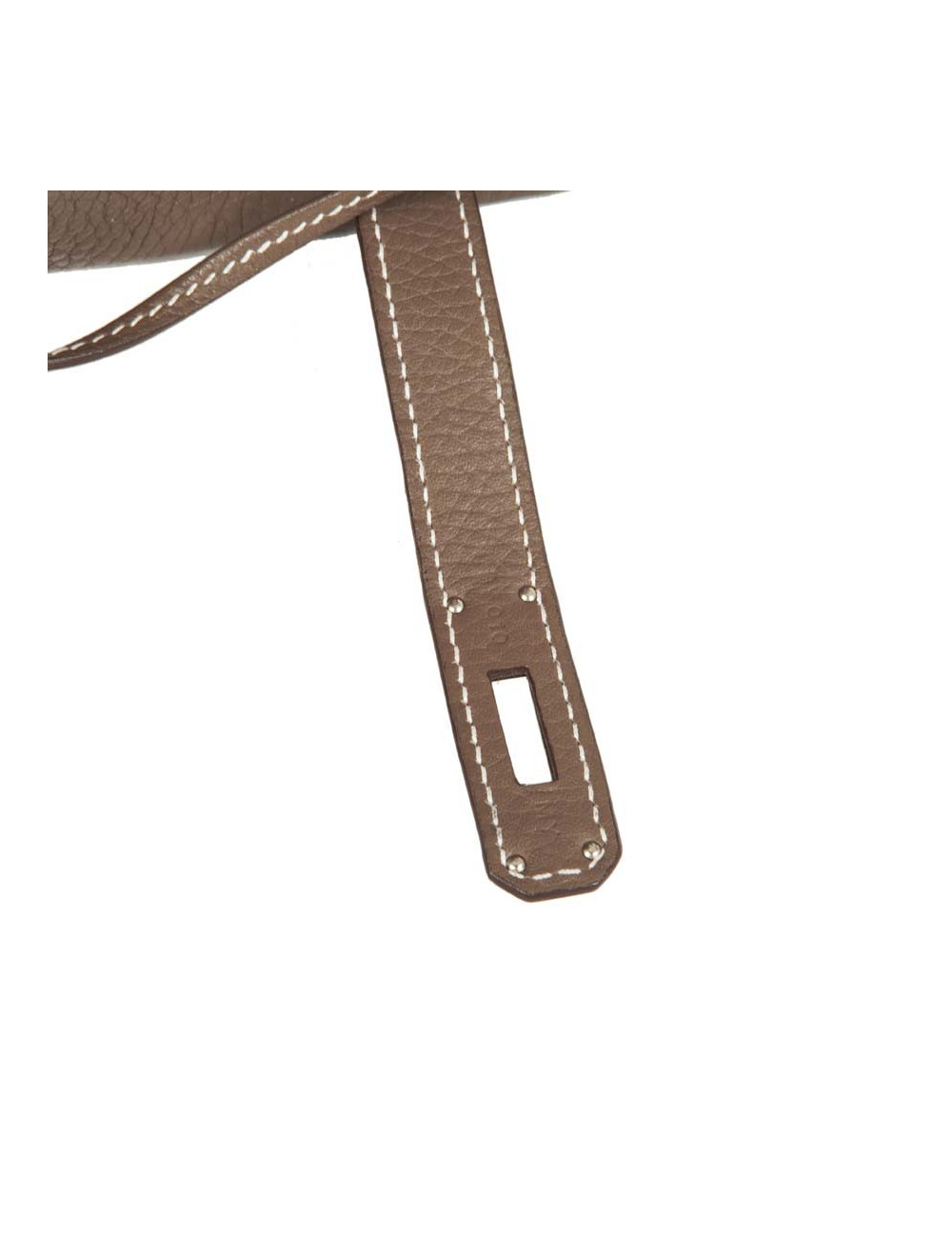 Birkin 30 HERMES cuir taurillon clémence Etoupe