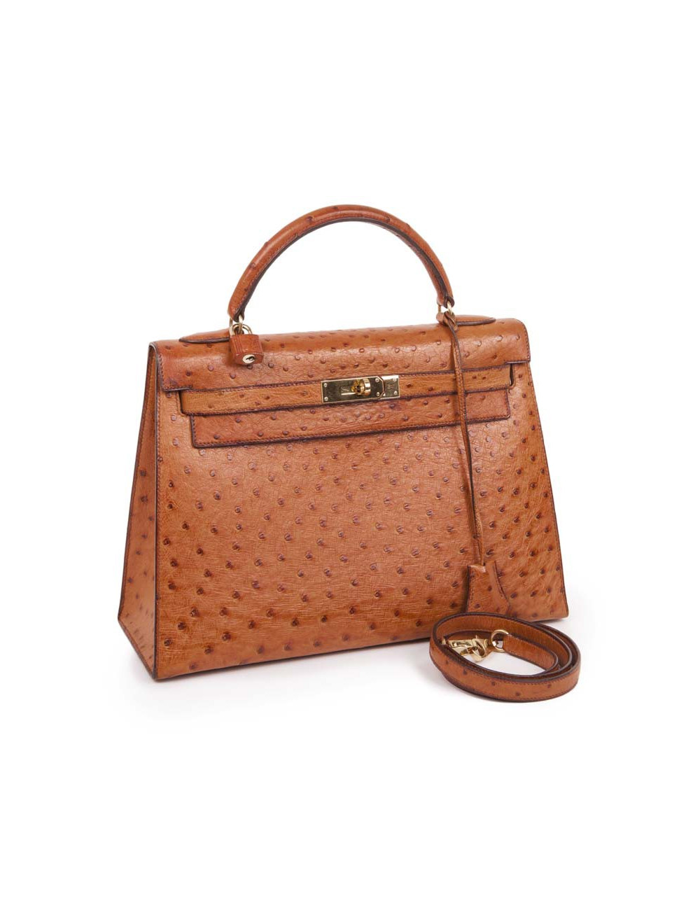 Kelly32 HERMES en autruche