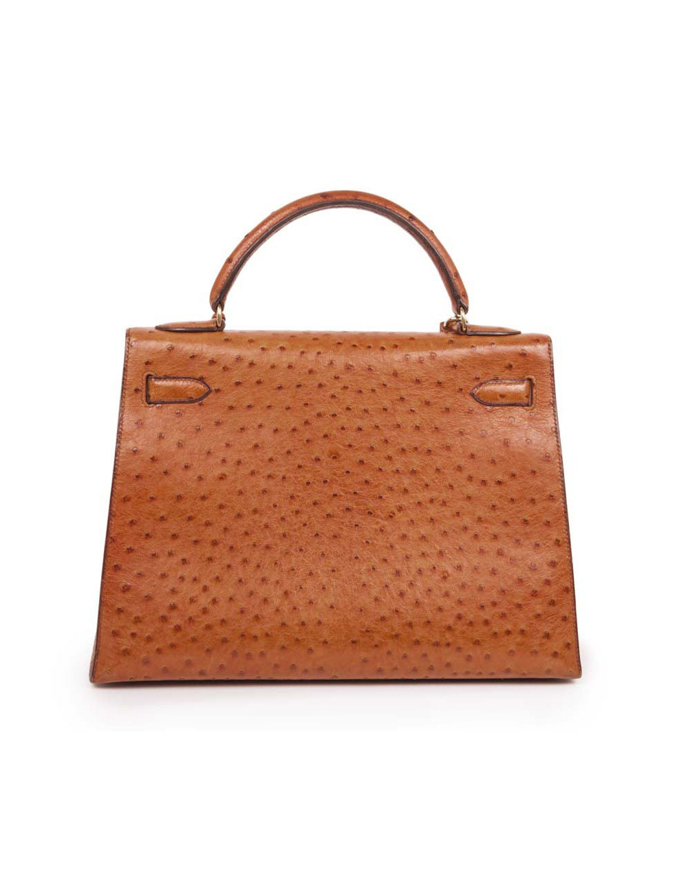 Kelly HERMES 32 in cognac ostrich