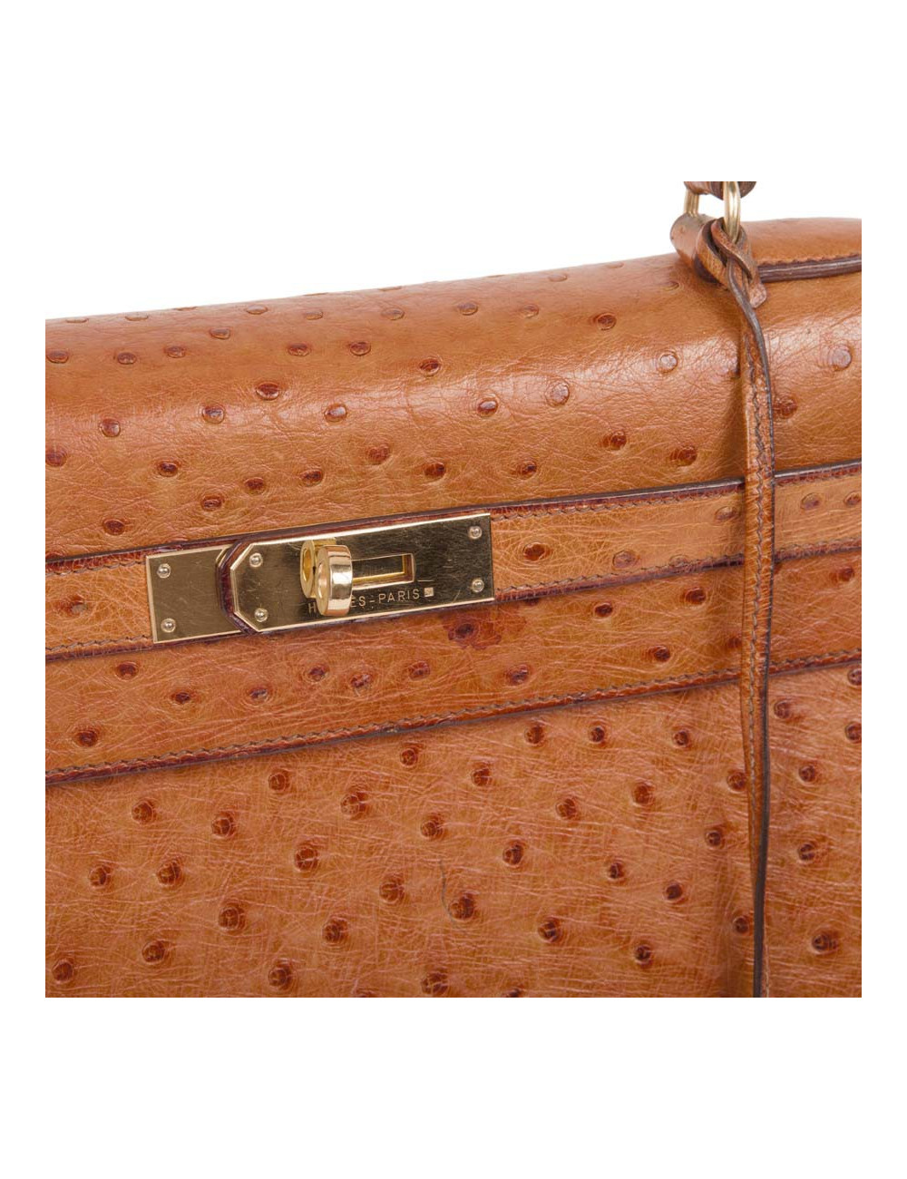 Kelly32 HERMES en autruche